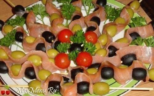 Рыбная закуска с оливками