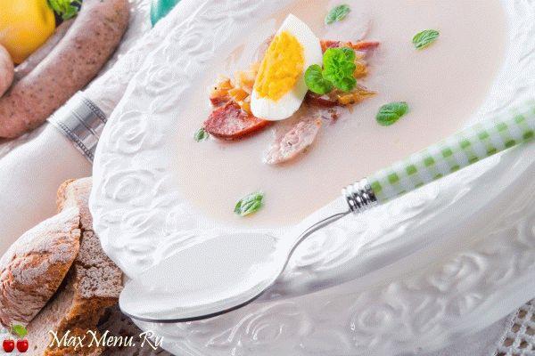 Польский пасхальный суп