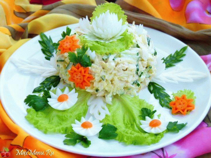 Салат с китайской капустой «Моника»